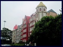 Alps Ice theme park, next to Windows of the World. Built to resemble a village in the Alps, somewhere in Austria or Switzerland.The Chinese seem obsessed with the Alps.